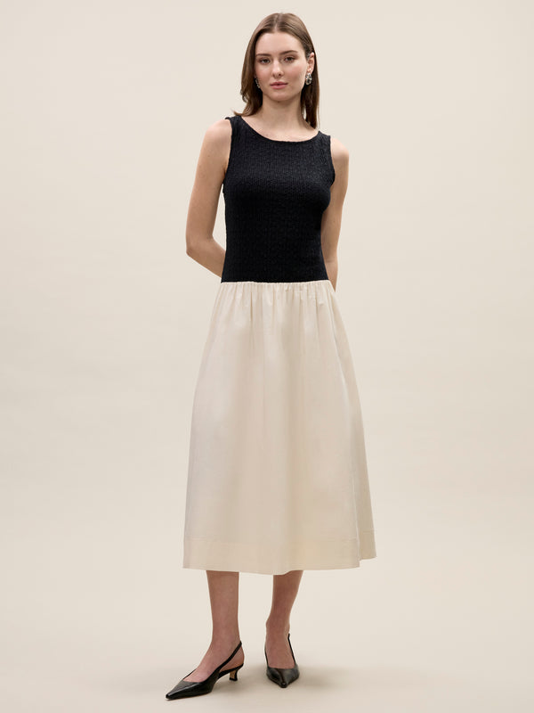 rebecca taylor Reese Mixed Media Dress