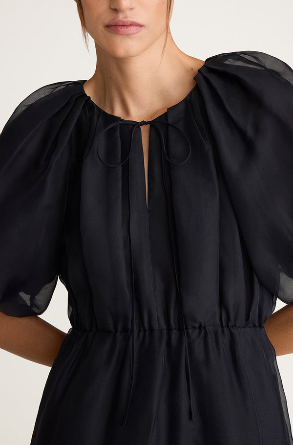 Rebecca Taylor Silk Chiffon Bubble Pencil Dress