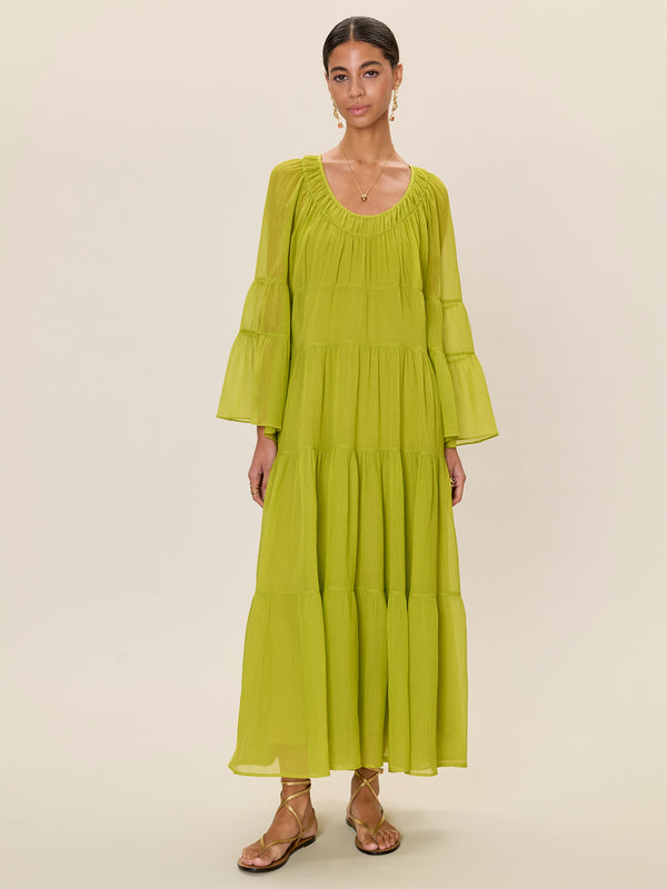 rebecca taylor Skye Tiered Dress