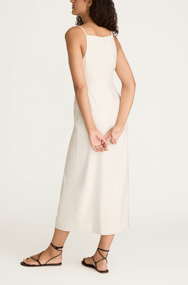 Rebecca Taylor Structured Button Front Midi Dress