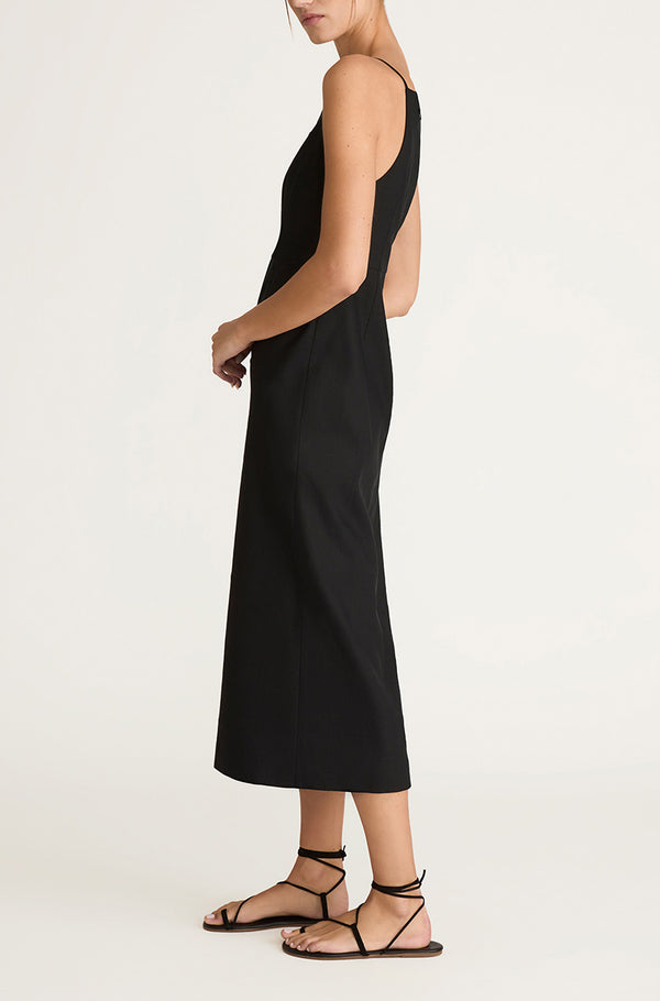 Rebecca Taylor Structured Button Front Midi Dress