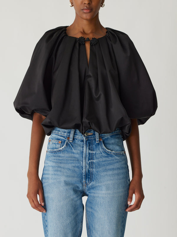 Rebecca Taylor Techy Sateen Bubble Top