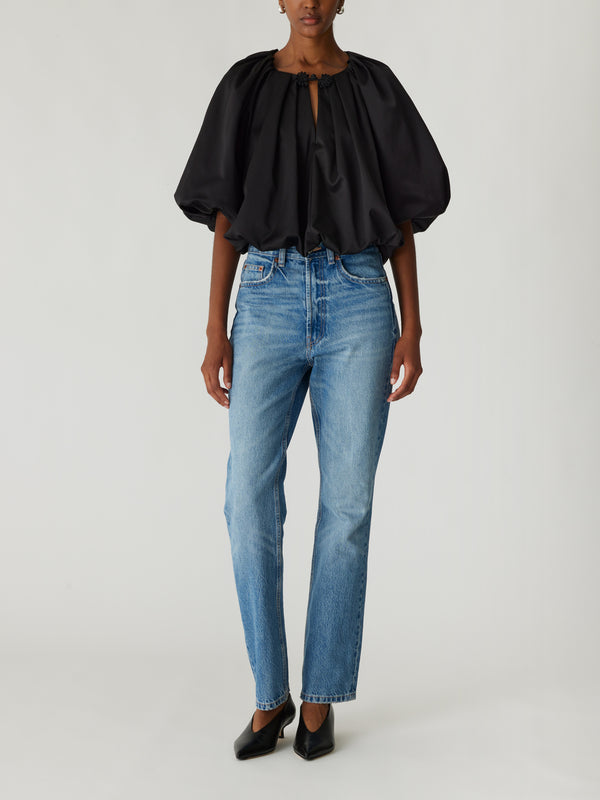 rebecca taylor Techy Sateen Bubble Top