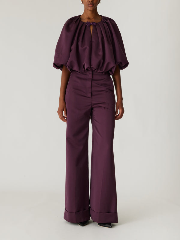 rebecca taylor Techy Sateen Bubble Top