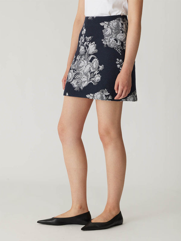 Rebecca Taylor Venice Toile Jacquard Mini Skirt