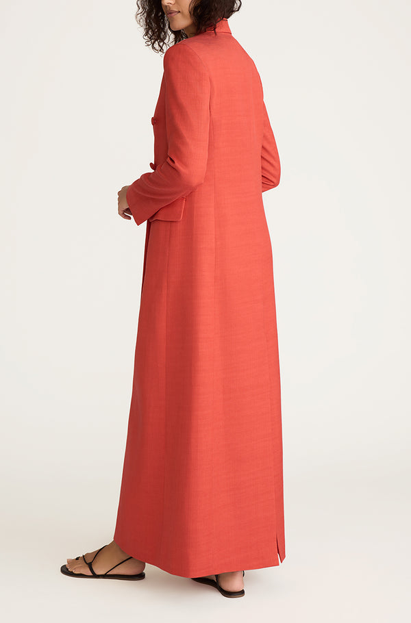 Rebecca Taylor Viscose Slub Blazer Coat