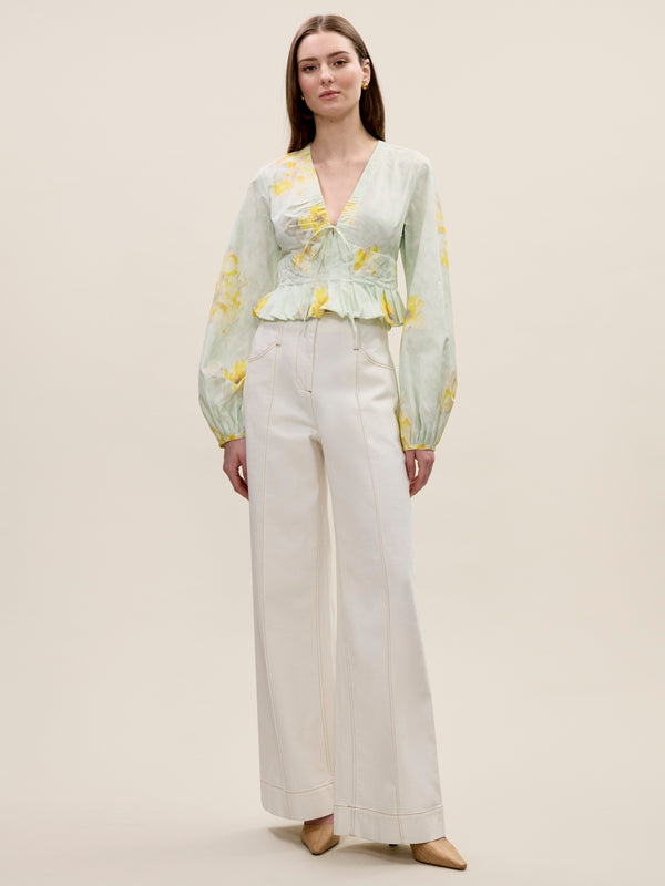 Rebecca Taylor Yara Poplin Blouse