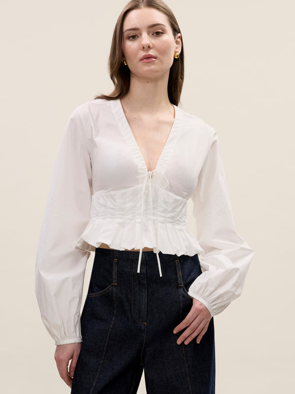 Rebecca Taylor Yara Poplin Blouse