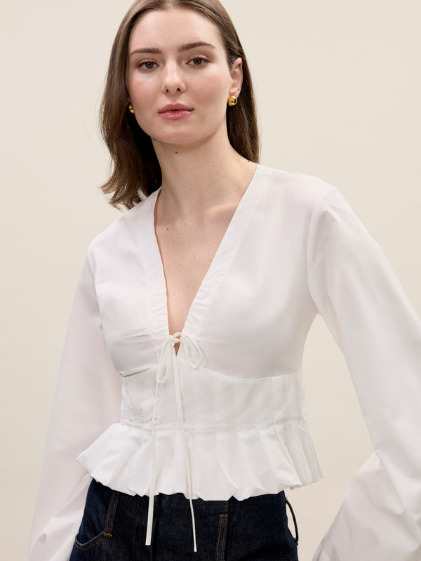 rebecca taylor Yara Poplin Blouse