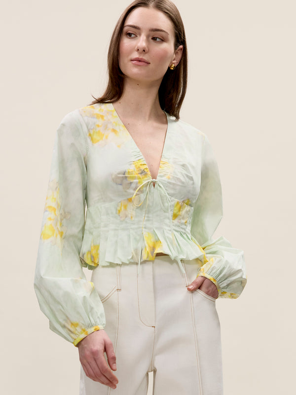 rebecca taylor Yara Poplin Blouse