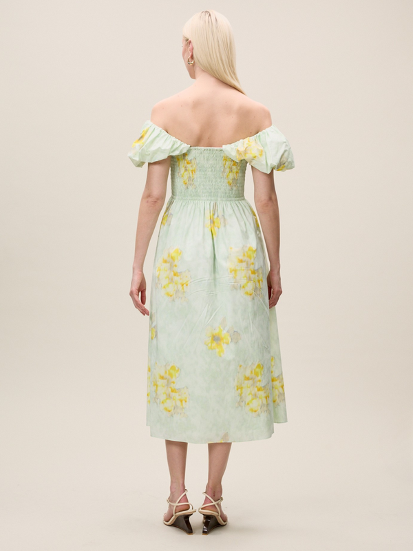 Rebecca Taylor Yara Poplin Midi Dress