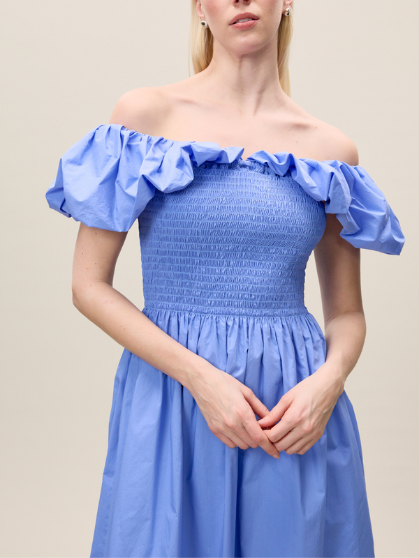 Rebecca Taylor Yara Poplin Midi Dress