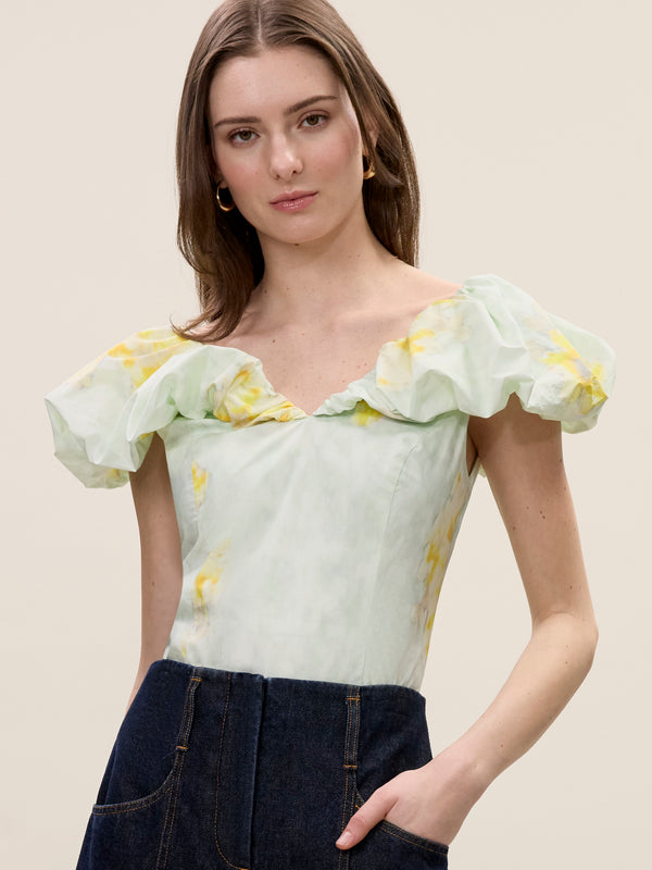 rebecca taylor Yara Poplin Top