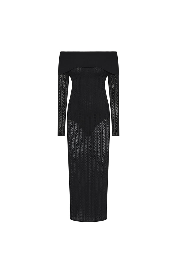 rebecca vallance Lorelei Off The Shoulder Midi Dress