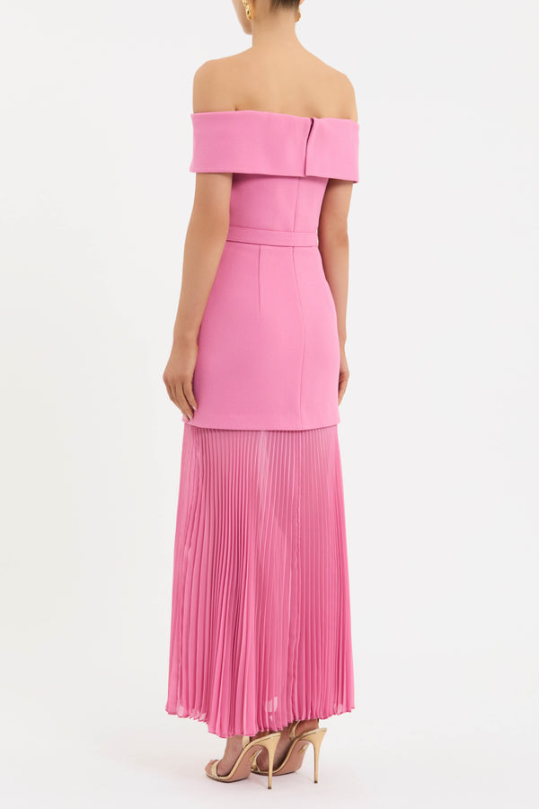 Rebecca Vallance Muriel Off The Shoulder Midi Dress
