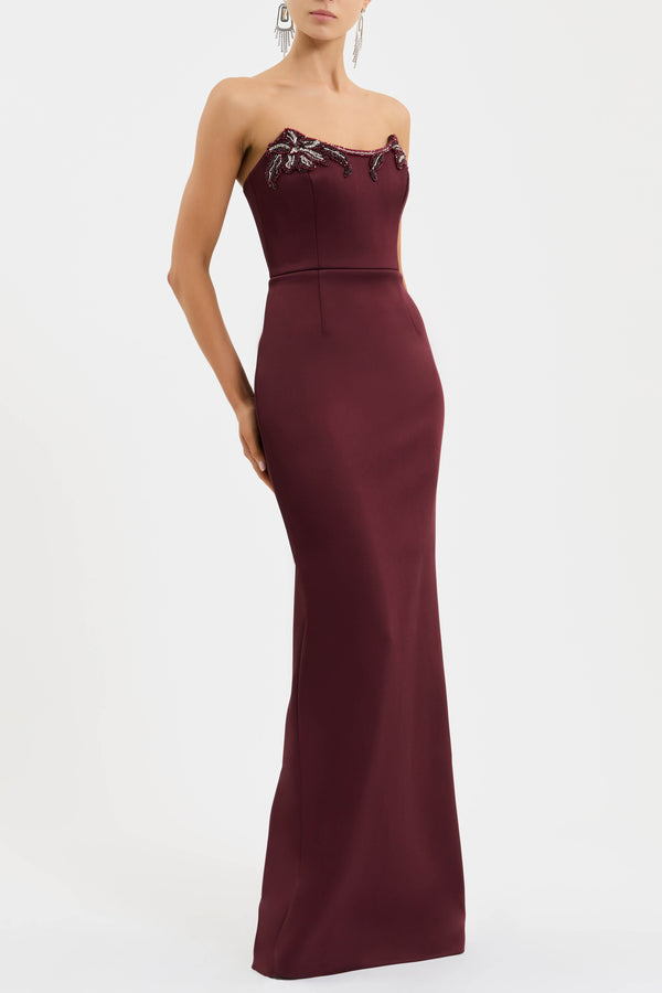 Rebecca Vallance Alora Strapless Gown