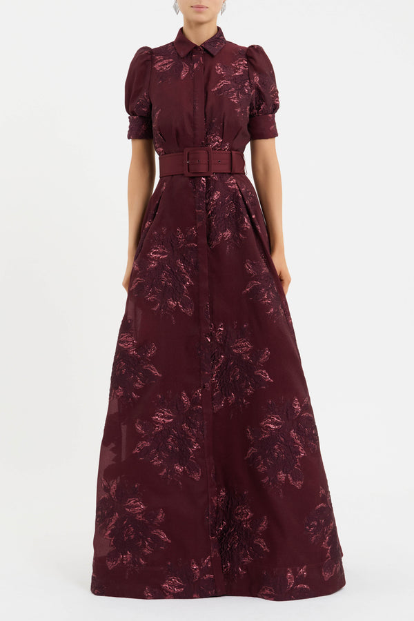 Rebecca Vallance Arlette Short Sleeve Gown