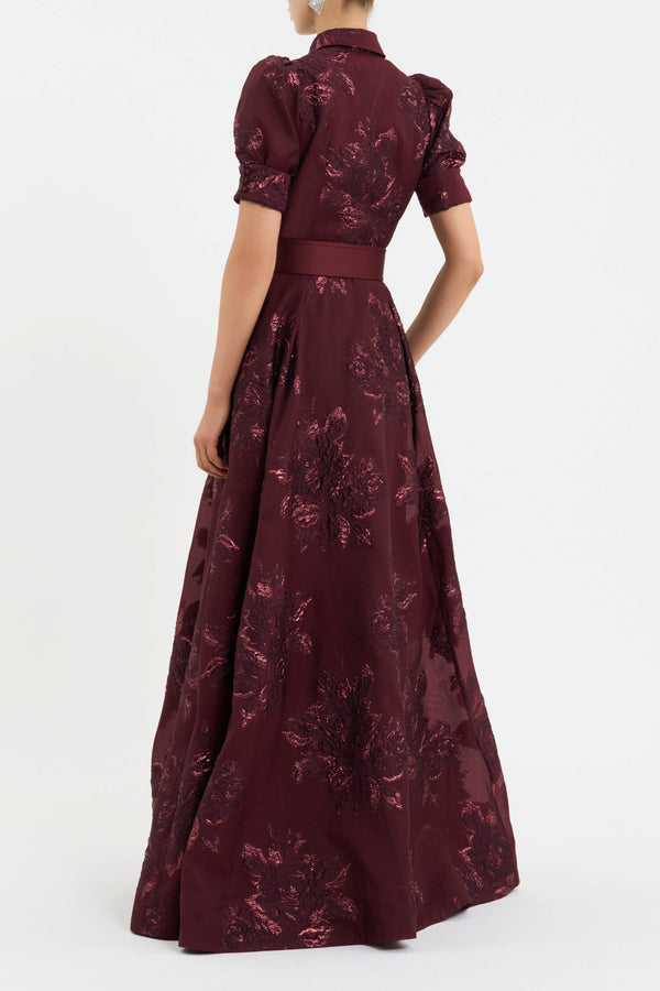 Rebecca Vallance Arlette Short Sleeve Gown