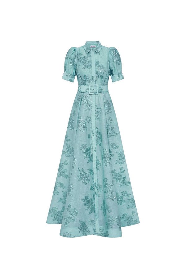 rebecca vallance Benette Short Sleeve Gown