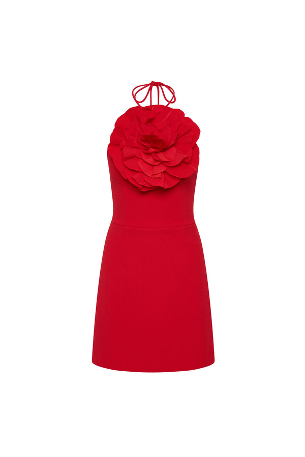 rebecca vallance Cameron Halter Mini Dress