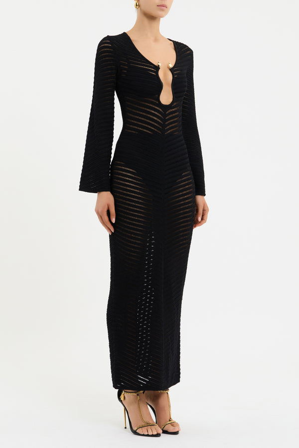 Rebecca Vallance Cassis Midi Dress