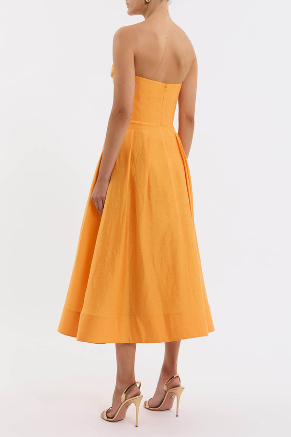 Rebecca Vallance Cera Strapless Midi Dress