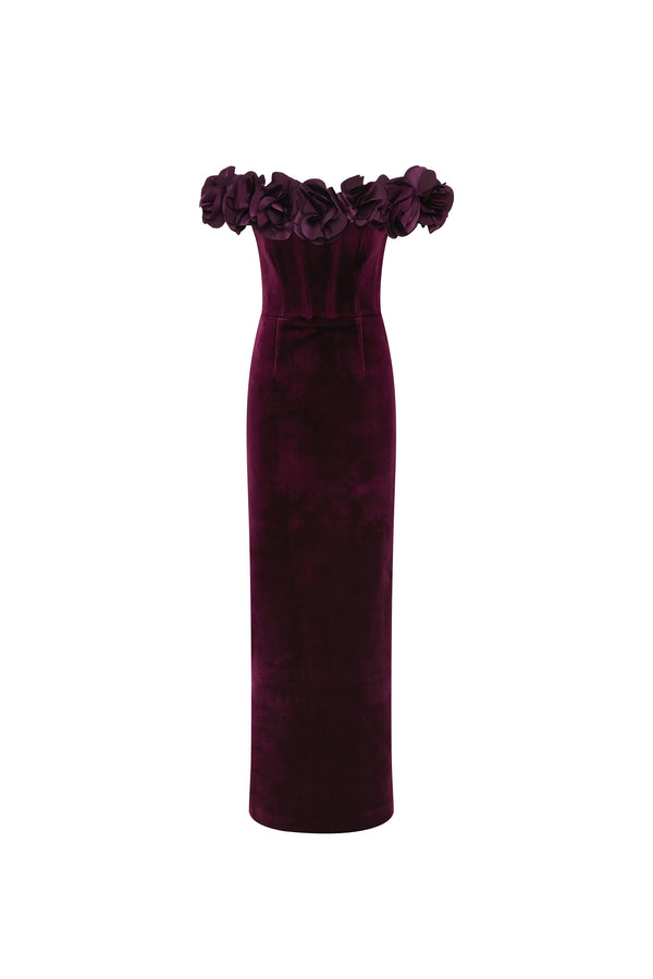 rebecca vallance Charles Strapless Gown