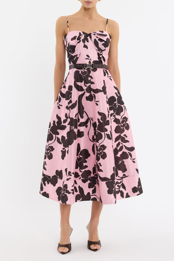 Rebecca Vallance Connie Strap Midi Dress