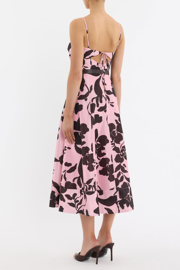 Rebecca Vallance Connie Strap Midi Dress