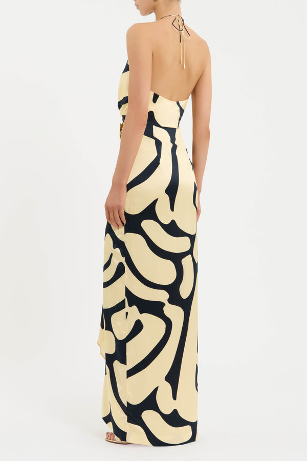 Rebecca Vallance Dune V Neck Maxi Dress