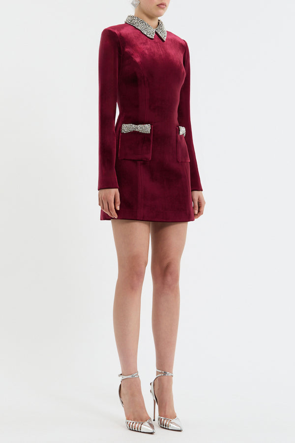 Rebecca Vallance Edwiena Long Sleeve Mini Dress