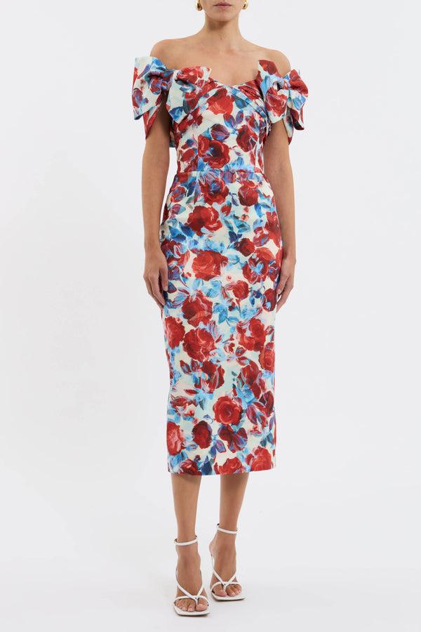Rebecca Vallance Fleurette Midi Dress