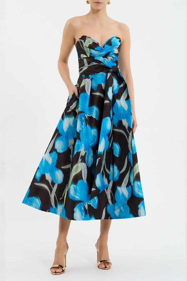 Rebecca Vallance Ingrid Strapless Midi Dress