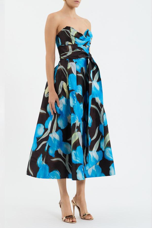 Rebecca Vallance Ingrid Strapless Midi Dress