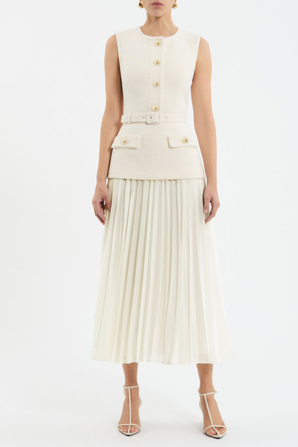 Rebecca Vallance Jonie Sleeveless Midi Dress