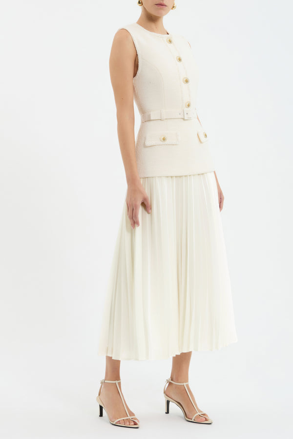 Rebecca Vallance Jonie Sleeveless Midi Dress