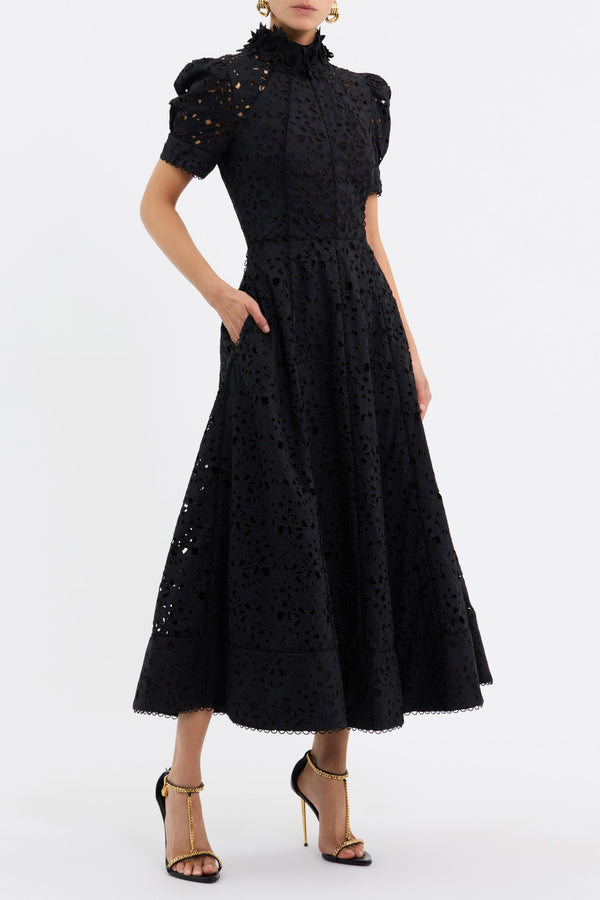 rebecca Vallance Kitsu Short Sleeve Midi Dress