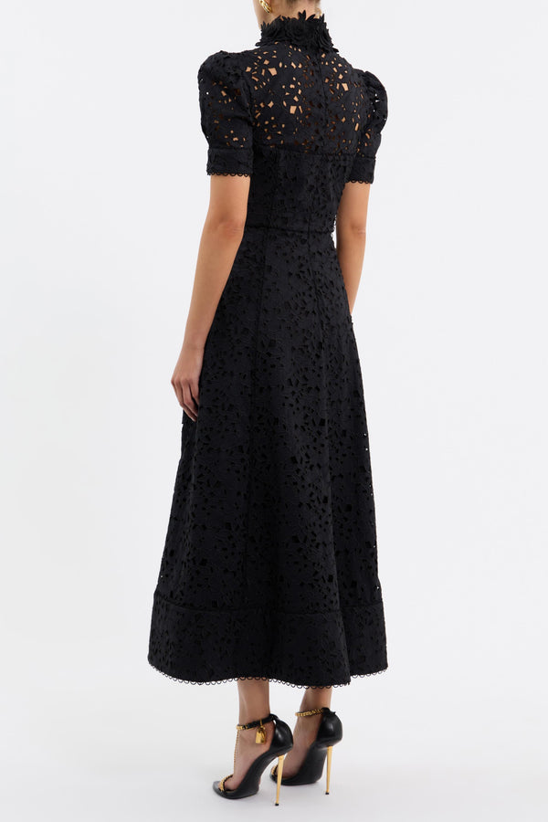rebecca Vallance Kitsu Short Sleeve Midi Dress