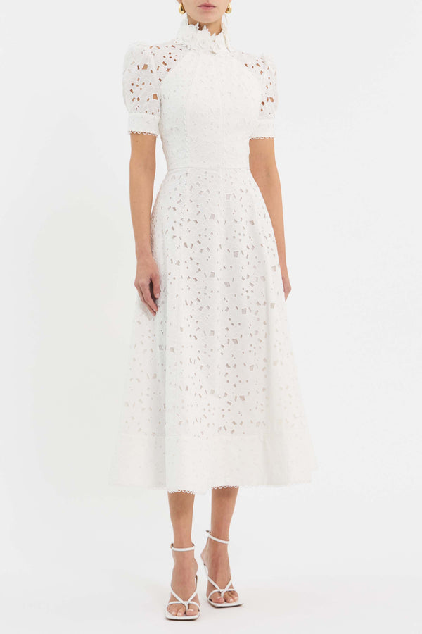 Rebecca Vallance Kitsu Short Sleeve Midi Dress