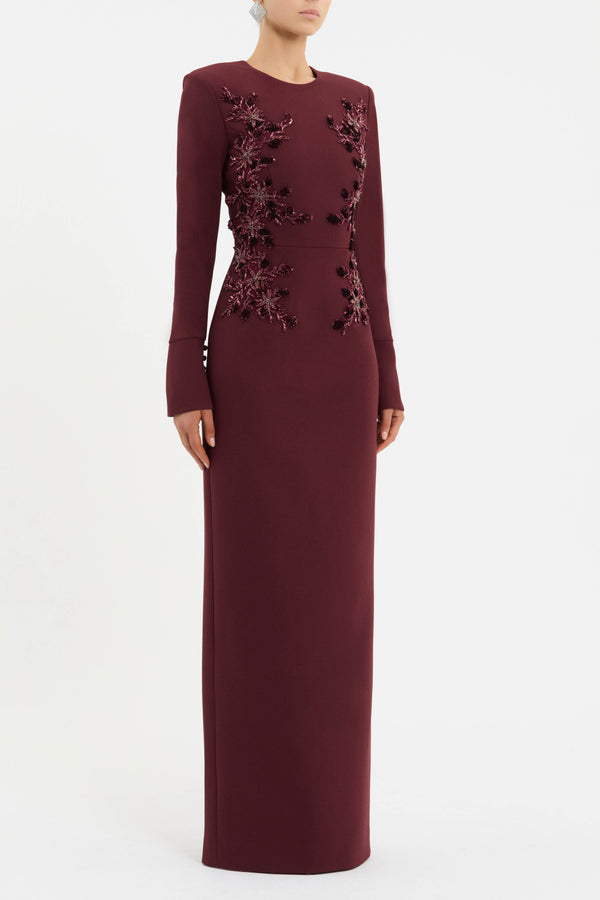 Rebecca Vallance Lulee Long Sleeve Gown