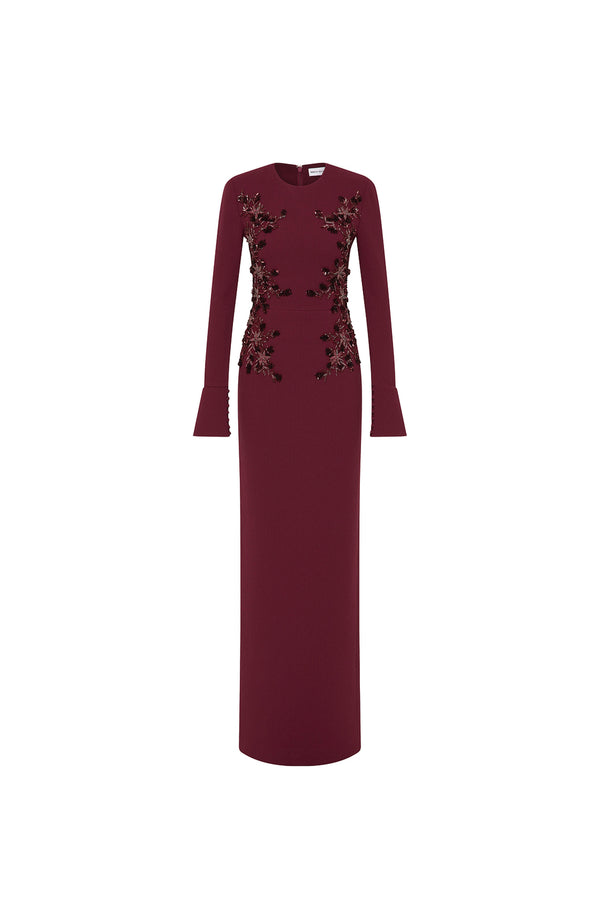 rebecca vallance Lulee Long Sleeve Gown