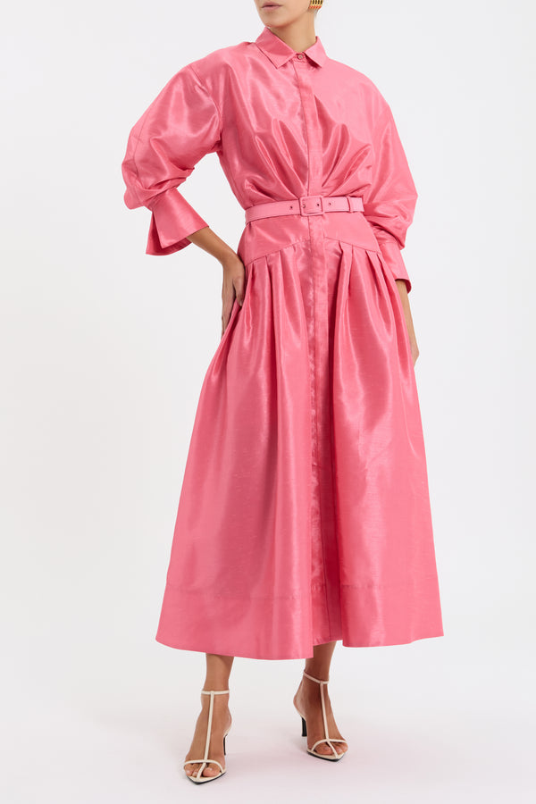 Rebecca Vallance Maple Shirt Midi Dress