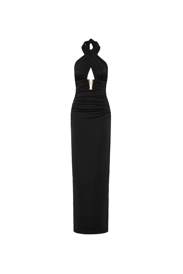 rebecca vallance Mischa Halter Maxi Dress
