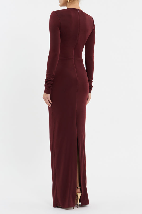 Rebecca Vallance Mischa Long Sleeve Maxi Dress