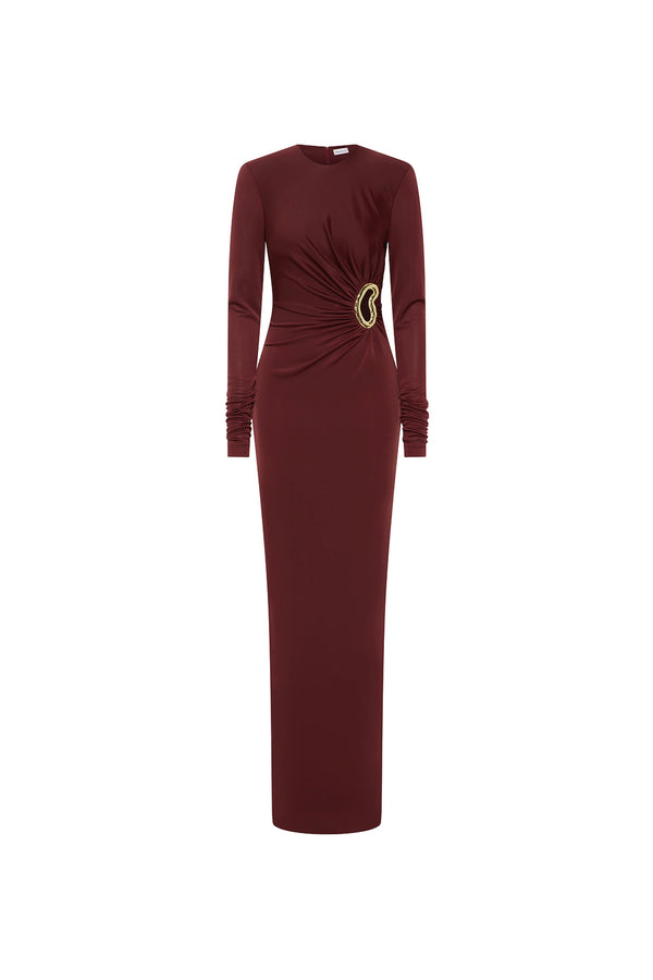 rebecca vallance Mischa Long Sleeve Maxi Dress