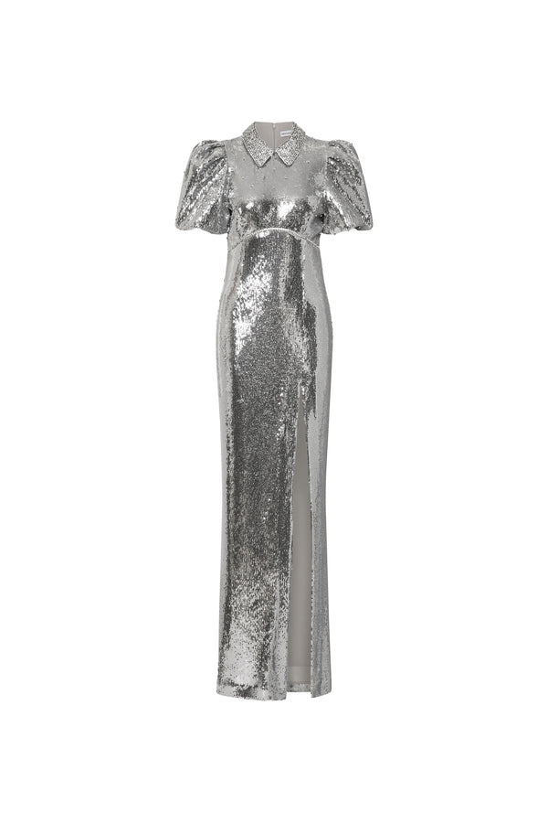 rebecca vallance Olympia Short Sleeve Gown