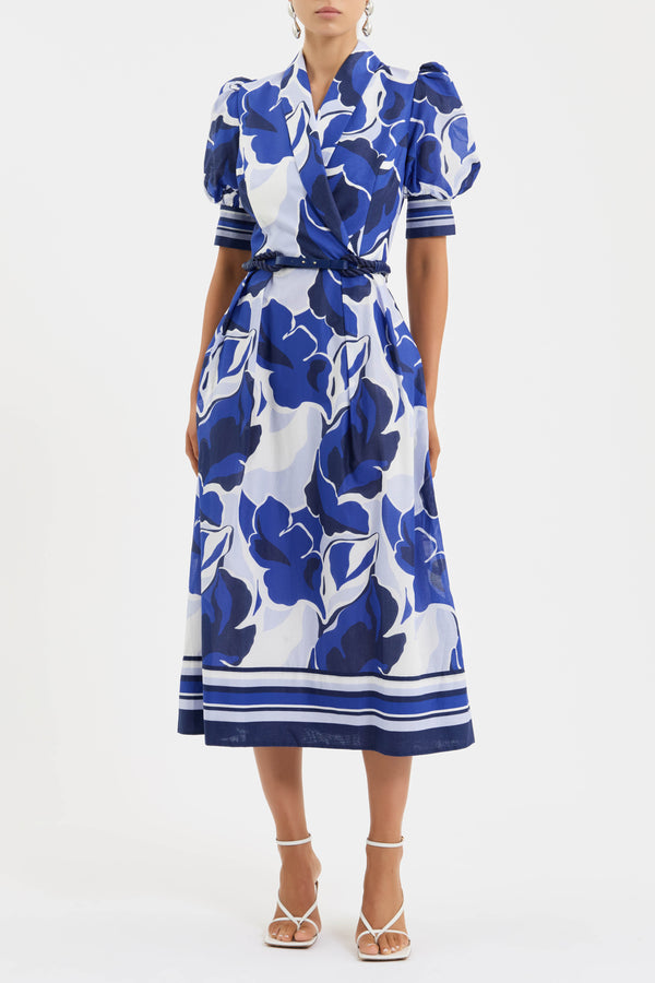 Rebecca Vallance Paros Short Sleeve Midi Dress
