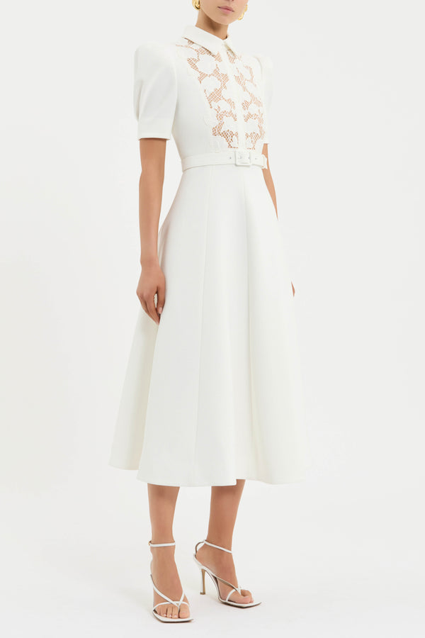 Rebecca Vallance Parrish Short Sleeve Midi Dress