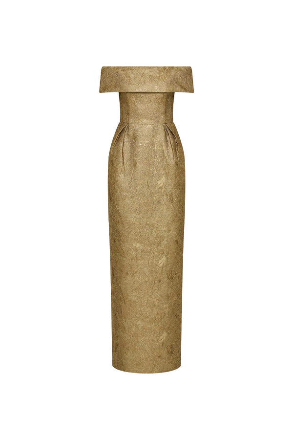 rebecca vallance Solana Off The Shoulder Gown