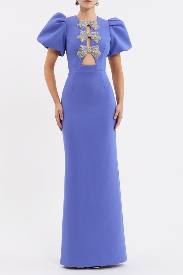 Rebecca Vallance Violetta Puff Sleeve Gown